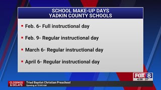 School districts share calendar changes after winter weather