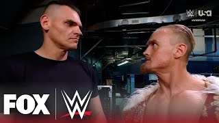 Ilja Dragunov and Gunther meet face-to-face backstage on Raw | WWE on FOX