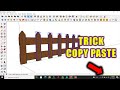 Trick Copy Paste langsung Banyak dan Simetris Di SketchUp