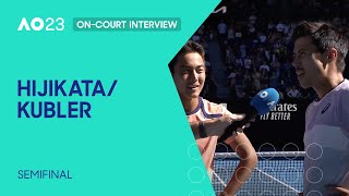 Hijikata/Kubler On-Court Interview | Australian Open 2023 Semifinal