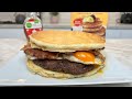 Giant Breakfast Pancake Burger