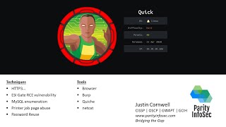 HackTheBox ~ Quick Walkthrough