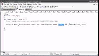 jQuery Tutorial 113 Updating database table values