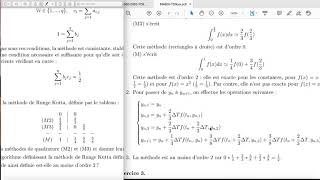 Résolution numérique d'EDO, exercices corrigées (3/3): les méthodes de Runge Kutta.