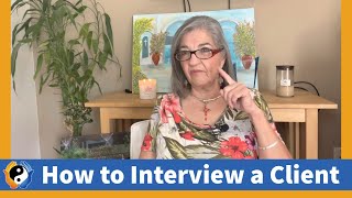 How to interview a client