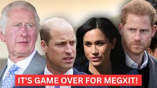 THE END FOR SUSSEXES! King Charles & William REVOKE Harry's BIRTHRIGHT ROYAL TITLE After Coronation.