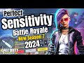 Ultimate Zero Recoil Sensitivity Settings For COD Mobile Battle Royale Season 7 2024 | CODM BR 2024