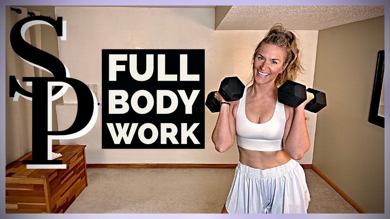 Strength & Power Full Body Workout // Dumbbell & Bodyweight At Home ...