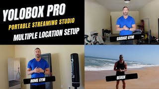Yolobox Pro Portable Muti-Camera Studio Setups- Home Gym, Garage Gym and Beach Workouts