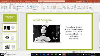 Screencast Demonstration: PowerPoint Presentation