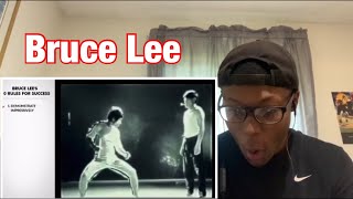 Bruce Lee’s Top 10 Rules For Success (reaction)