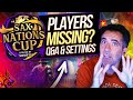 NATIONS CUP Q&A, Settings, Seeding, why some players didn´t sign up, ALL THE ANSWERS!!!