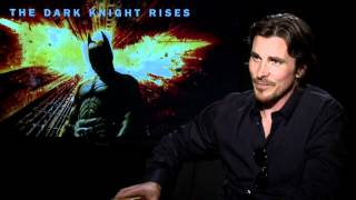 Christian Bale's Official "The Dark Knight Rises" Interview - Celebs.com