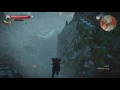 Geralt's Leap of Faith from Bridge to Kaer Trolde