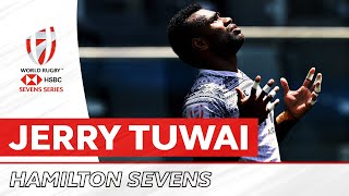 RECORD BREAKER  | Jerry Tuwai becomes Fiji's all time top try scorer