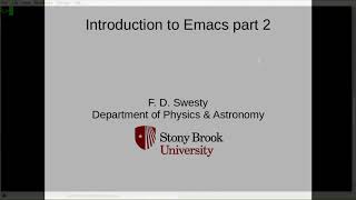 Editing with Emacs part 2
