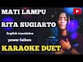 KARAOKE DUET - MATI LAMPU ( RITA SUGIARTO) COVER BY JANA @janaofficial36