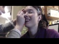 Friend does my Makeup