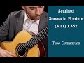 Elite Guitarist - “Scarlatti Sonata in E Minor (K11) L352“ - Performance by Taso Comanescu