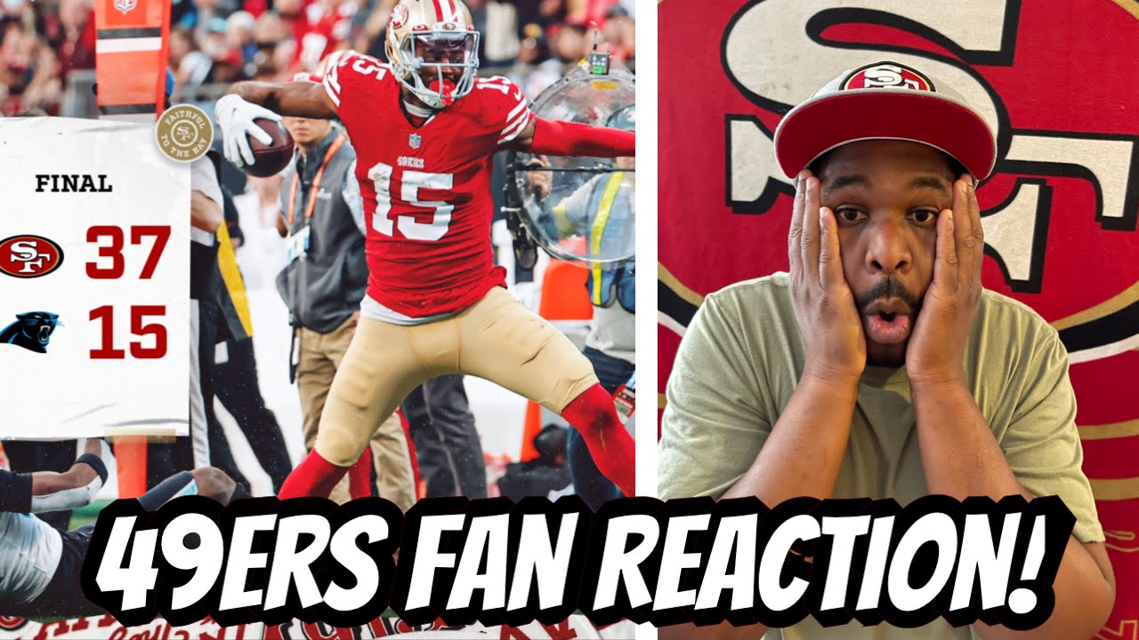 49ers Fan Reaction! 49ers Vs Panthers Instant Reaction! 49er Injuries ...