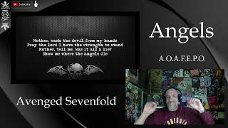 Avenged Sevenfold - Angels [Lyrics on screen] [Full HD] - Reaction with Rollen