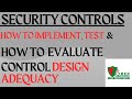 How to test if Security Controls are Well Designed and Effective