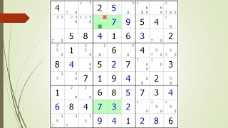 dxSudoku #62 Avoidable Rectangle Type 1