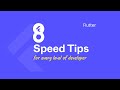 Supercharge Your Flutter Workflow: 8 Speed Tips You Can't Miss