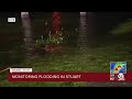 Flooding in Jensen Beach as Hurricane Milton closes in on Florida