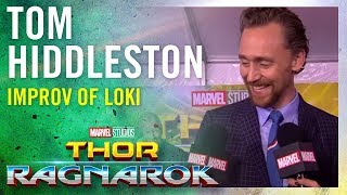Tom Hiddleston On the Improv in Loki -- Marvel Studios' Thor: Ragnarok Red Carpet Premiere