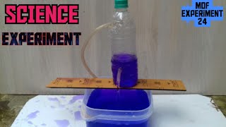 How to make automatic water fountain without electricity | Non-stop water fountain ||Scince project