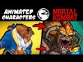 What if FAMOUS ANIMATED CHARACTERS Were in MORTAL KOMBAT?! (Stories & Speedpaint)