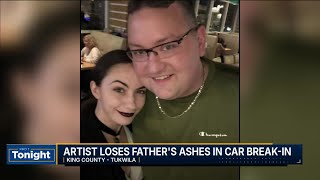 Father’s cremated remains stolen from local artist in Tukwila