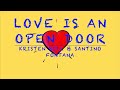 Love Is An Open Door - Kristen Bell & Santino Fontana LYRICS #frozen #disney #loveisanopendoor