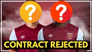 STAR REJECTS NEW CONTRACT? | PLAYERS TO LEAVE | WEST HAM NEWS