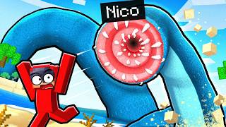 Turning Into The BIGGEST WORM In Minecraft!