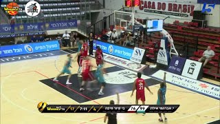Markel Brown Points in Hapoel Eilat vs. Hapoel Haifa