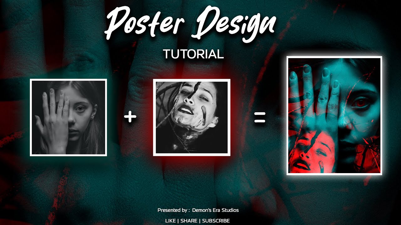 Design Stunning Photoshop Posters In 10 Minutes | Quick & Easy Tutorial ...