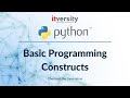 Mastering Python - Basic Programming Constructs - 06 Comments and Doc Strings