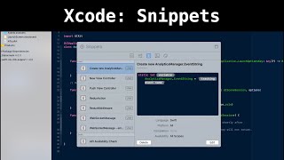 Xcode: Snippets