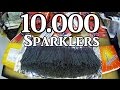 Lighting 10,000 Sparklers At Once! Lighting 10,000 Sparklers At Once!