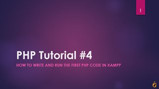 How to Write First PHP Code - PHP Tutorial - 4