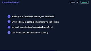 What Does TypeScript's readonly Modifier Do?