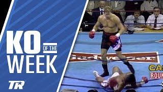 Nasty Knockout From Tommy Morrison Against Harry Terrell | KO OF THE WEEK