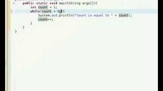 Java Video Tutorial 16: How to use While Loops