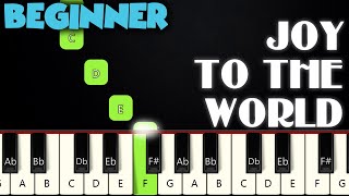 Joy To The World | BEGINNER PIANO TUTORIAL + SHEET MUSIC by Betacustic