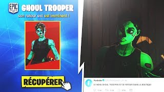 le skin ghoul trooper de retour sur fortnite battle royal - image fortnite goule