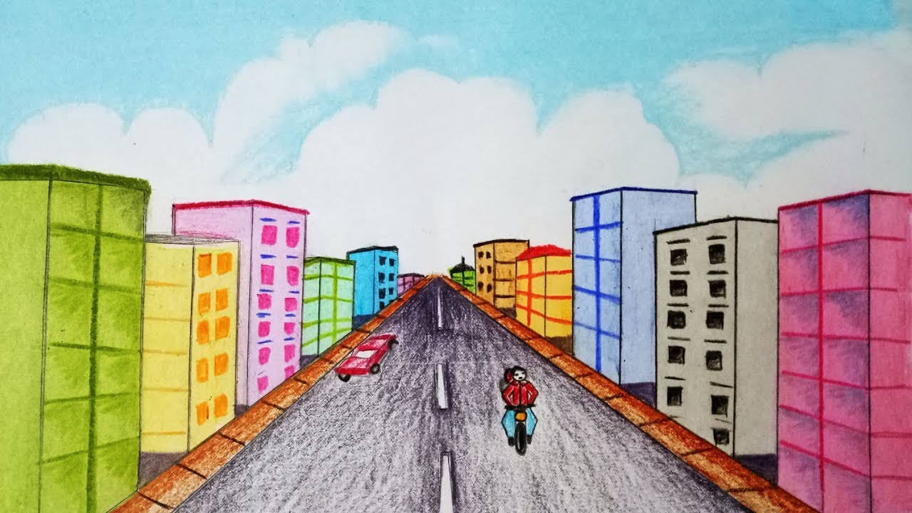 How To Draw A City Scene Rowwhole3