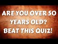 General Knowledge Quiz For Seniors