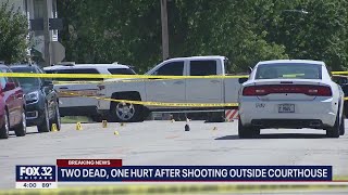 Kankakee shooting: 2 dead, 1 hurt outside courthouse